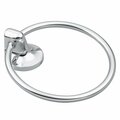 C S I Donner Moen Aspen Series Towel Ring, 6.186 In Dia Ring, 22 Lb, Zinc, Polished Chrome, Screw Mounting 5886CH